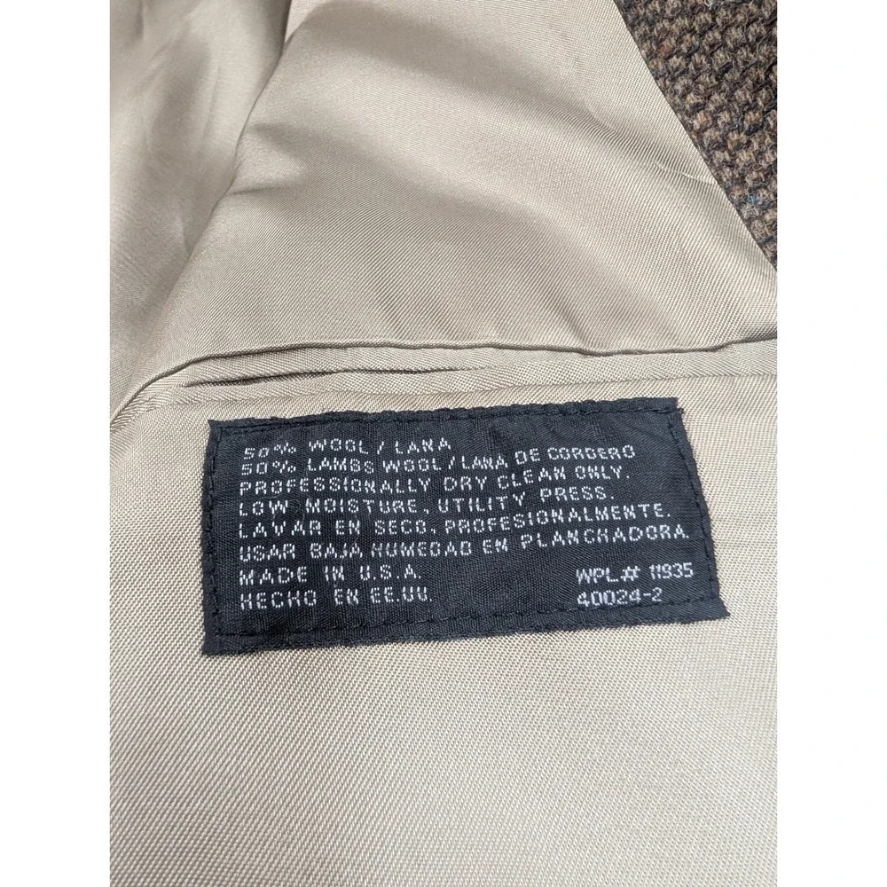 Stafford Blazer Sports Suit Jacket Tweed BirdEye Hopsack Confetti 46L 50